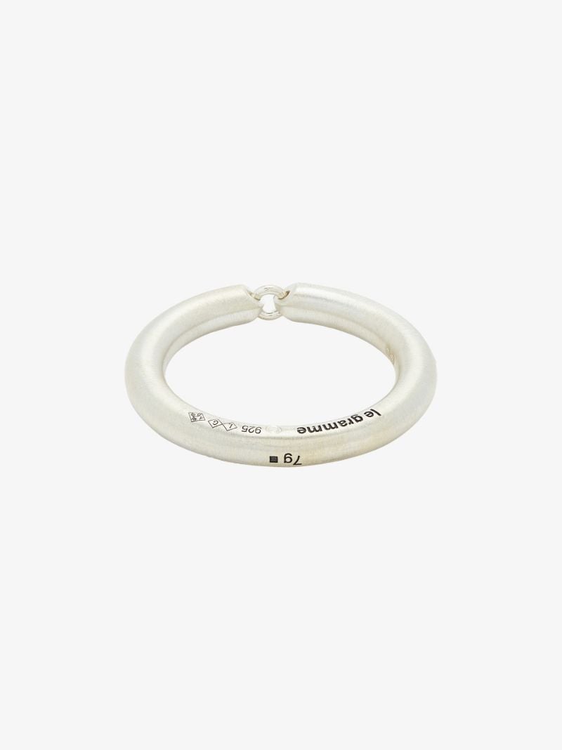 Sterling Silver La 7g Segment Brushed Ring