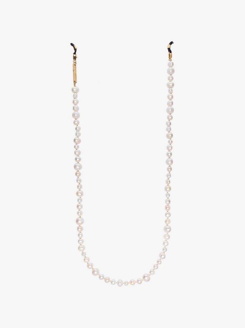 White Pearly Queen Sunglasses Chain