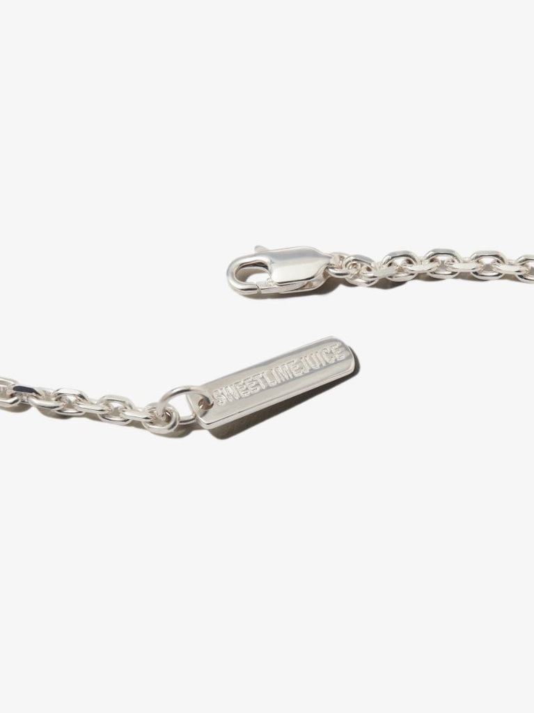 Sterling Silver Denim Octagonal Knife Edge Ii Necklace