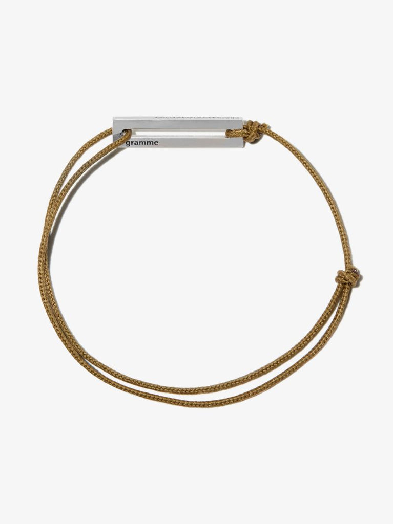 Sterling Silver Le 1.7g Perforated Cord Bracelet