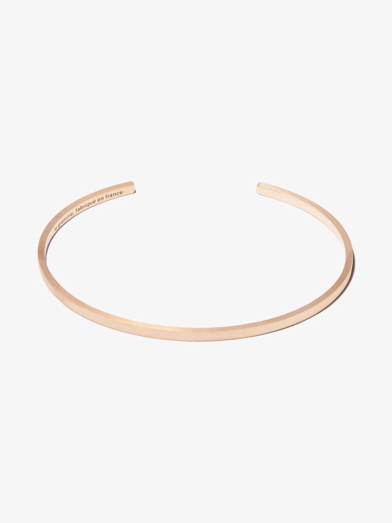 18k Red Gold Le 7g Brushed Ribbon Bracelet