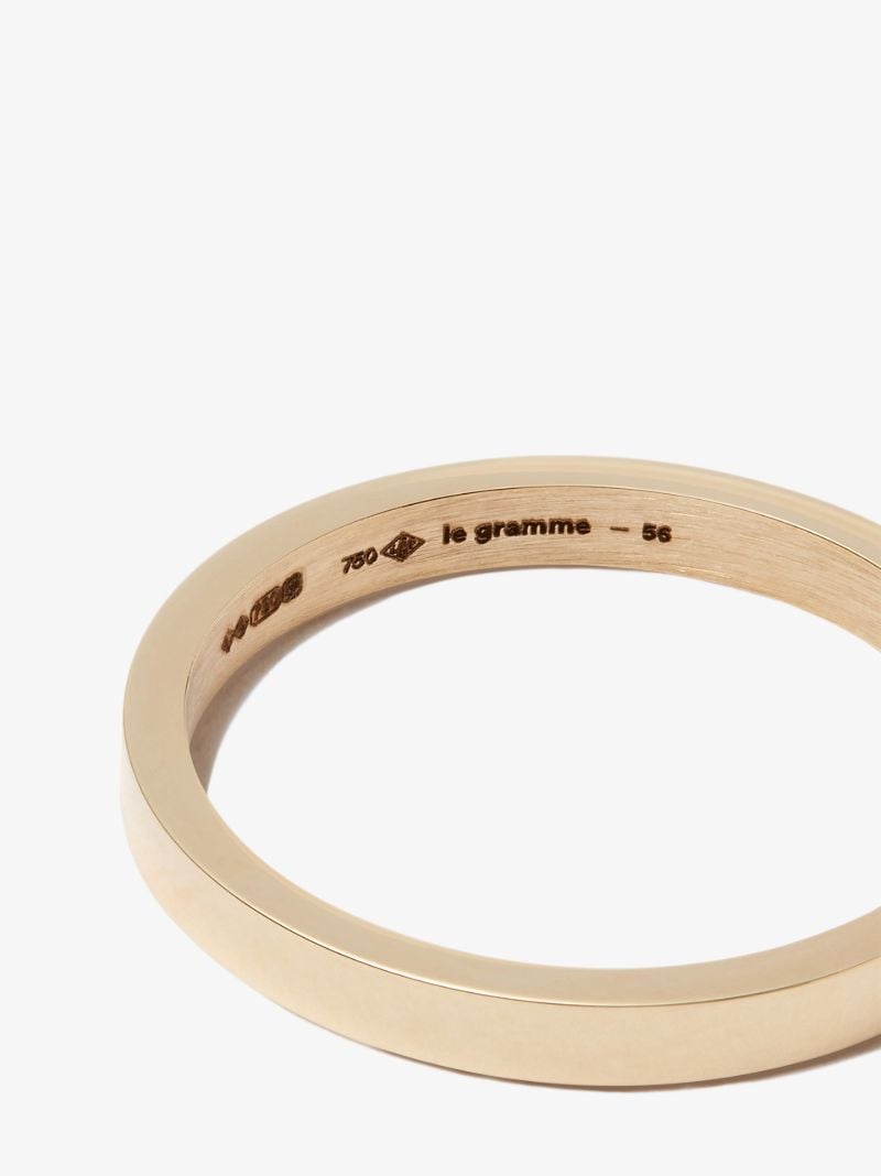 18k Yellow Gold Le 3g Polished Wedding Band Ring
