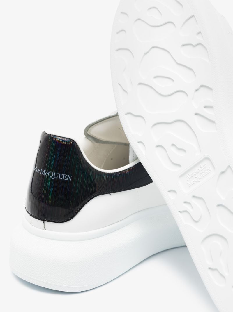 White and Black Oversized Sneakers