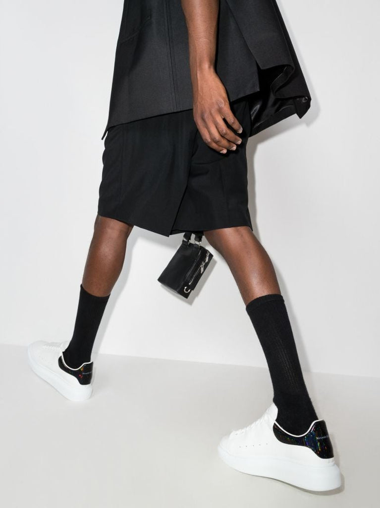 White and Black Oversized Sneakers