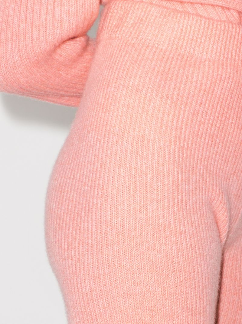 Ribbed Knit Cashmere Cycling Shorts