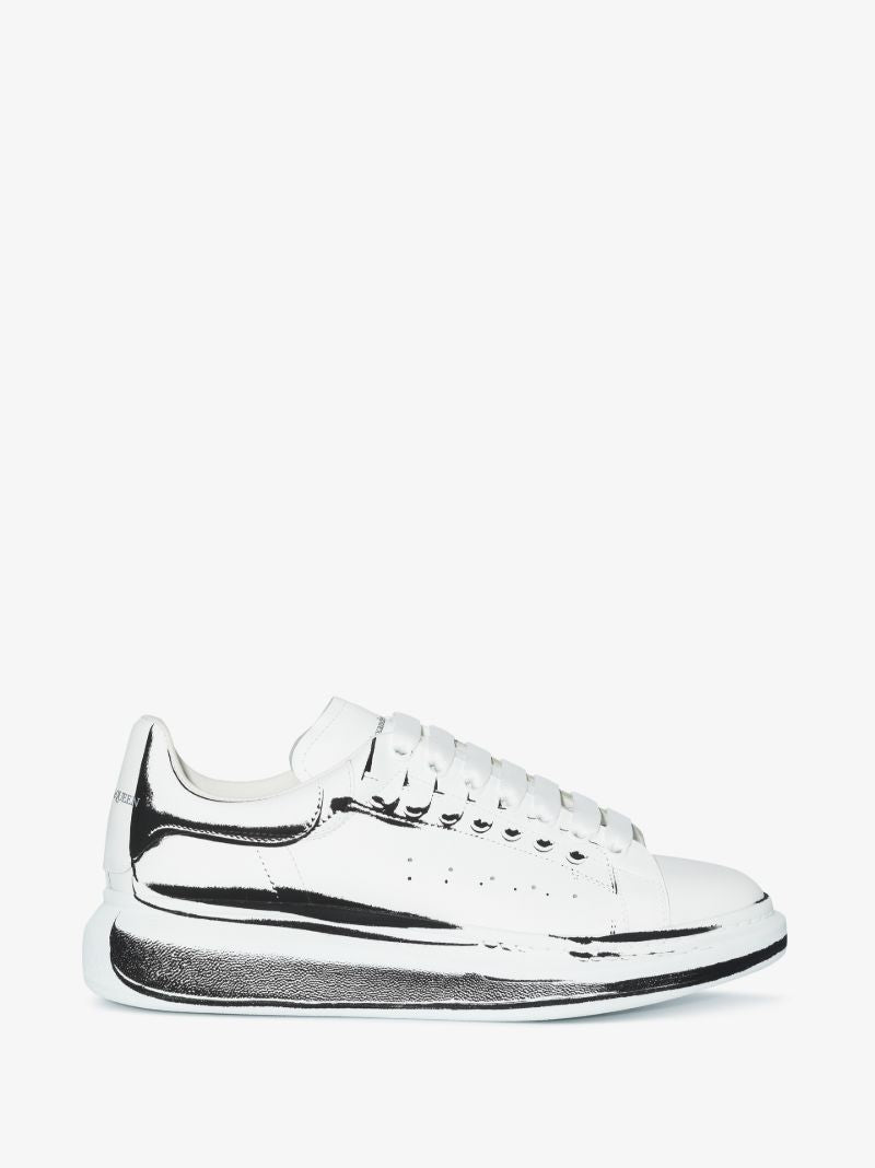 White and Black Oversized Sneakers