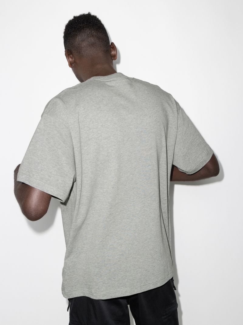 Grey Nrg Solo Swoosh Cotton T-shirt