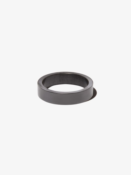 Black Ceramic Polished Ring