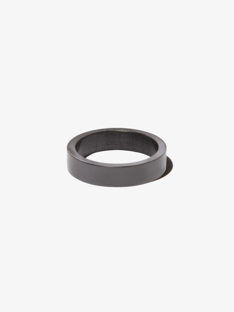 Black Ceramic Polished Ring