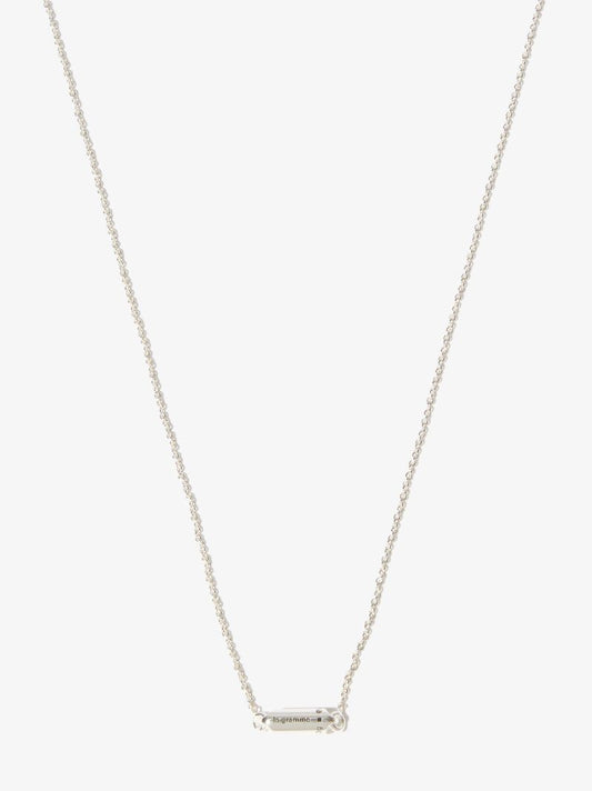 Sterling Silver La 3g Segment Polished Necklace