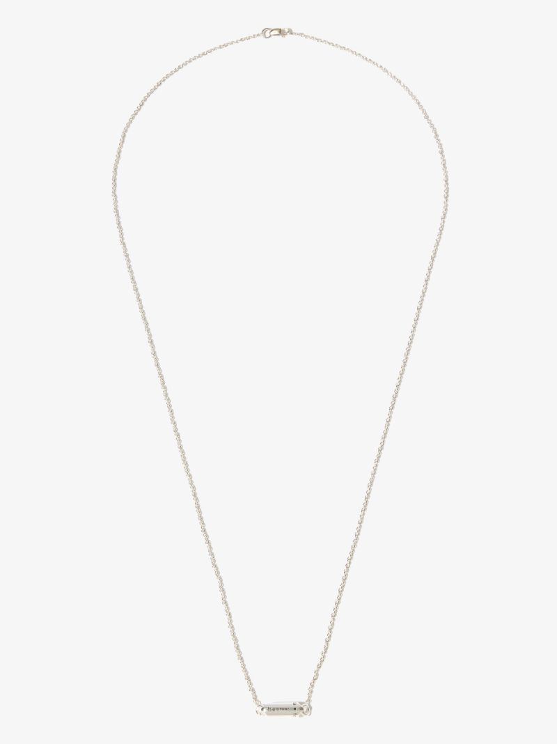 Sterling Silver La 3g Segment Polished Necklace