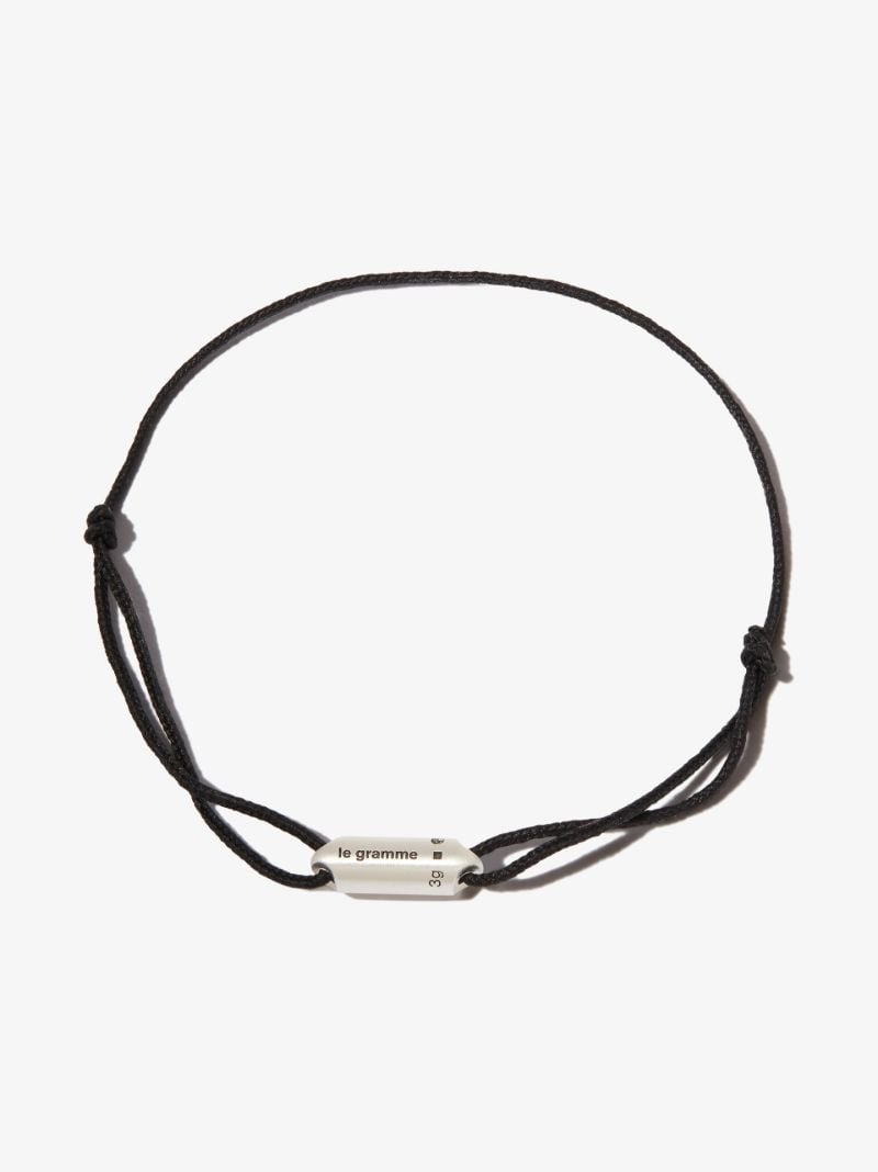 Sterling Silver Le 3g Segment Cord Bracelet