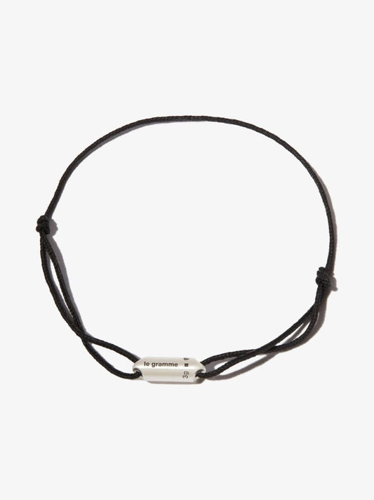 Sterling Silver Le 3g Segment Cord Bracelet