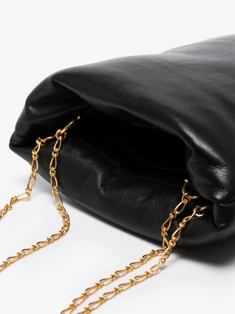 Black Noelani Vegan Leather Tote Bag