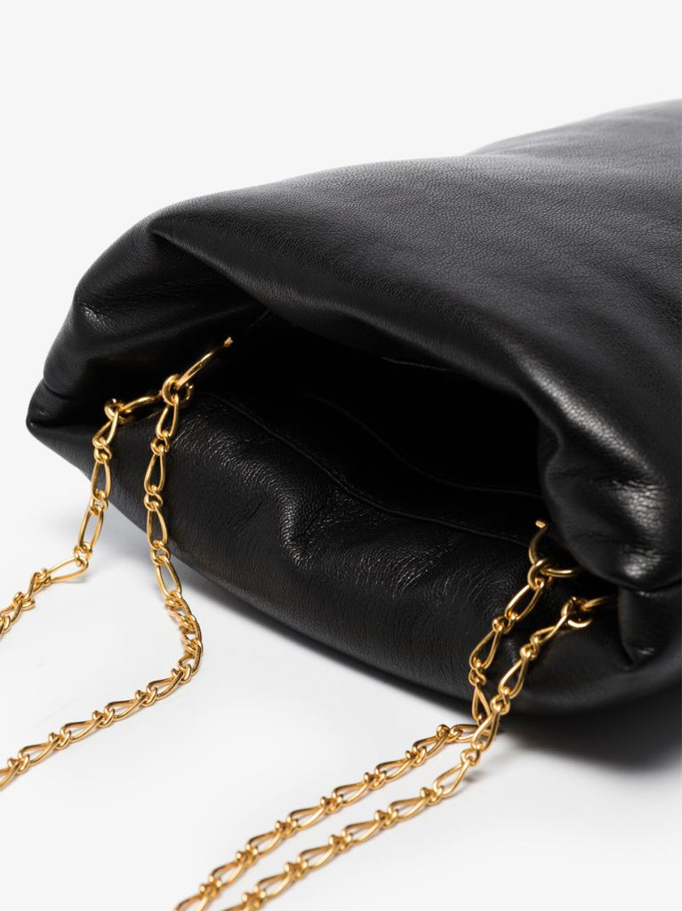 Black Noelani Vegan Leather Tote Bag