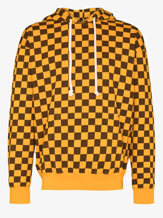 Checkerboard Cotton Hoodie