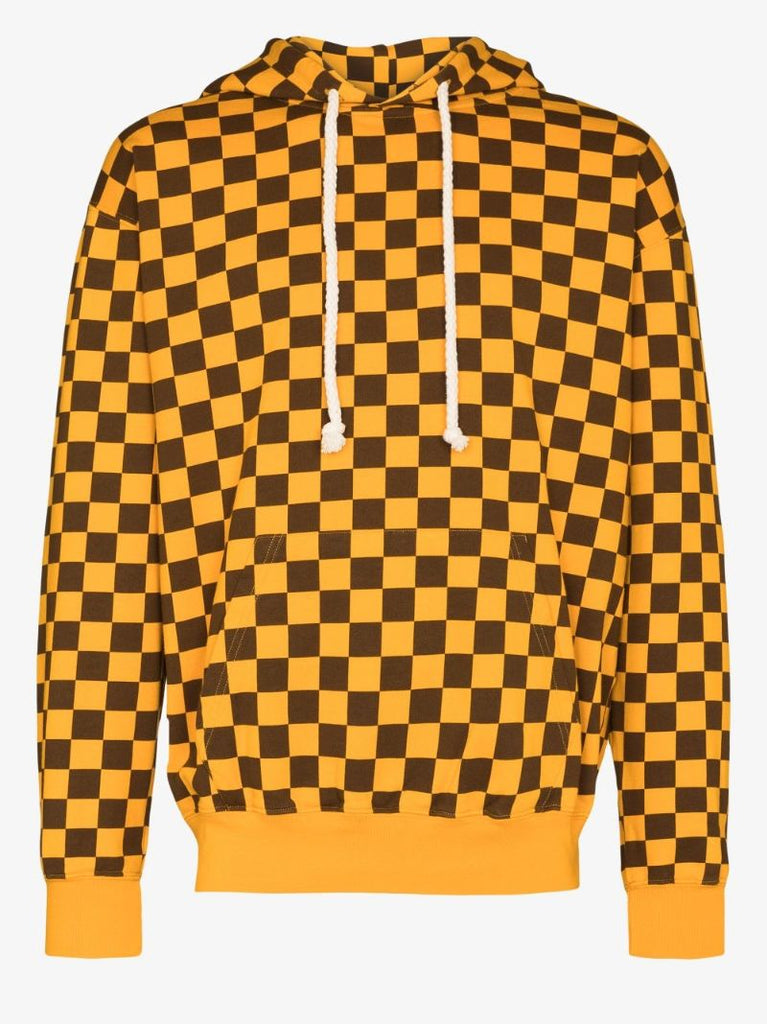 Checkerboard Cotton Hoodie