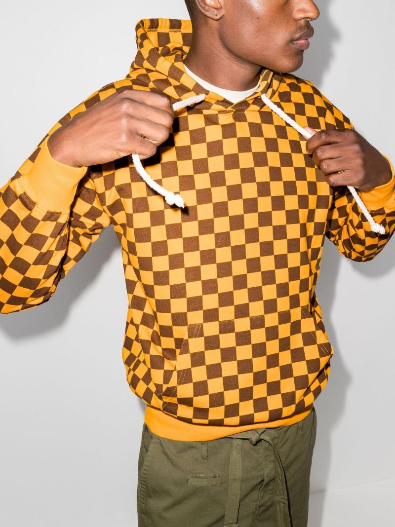 Checkerboard Cotton Hoodie