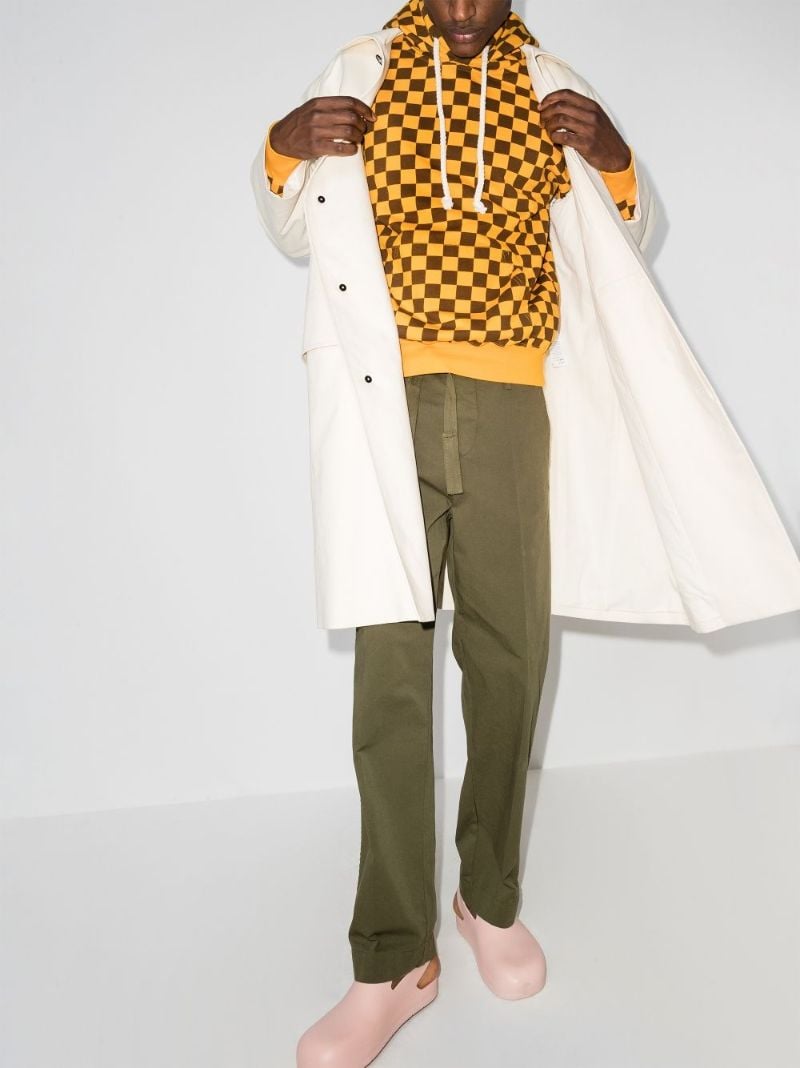 Checkerboard Cotton Hoodie