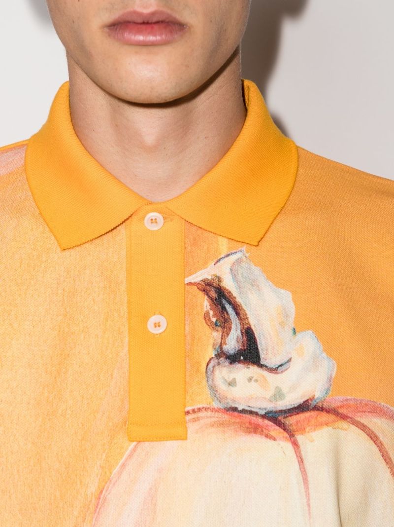 Veggie Print Polo Shirt