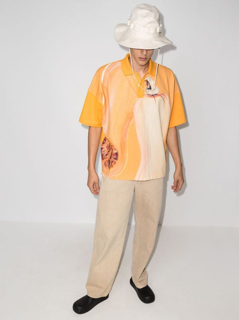Veggie Print Polo Shirt