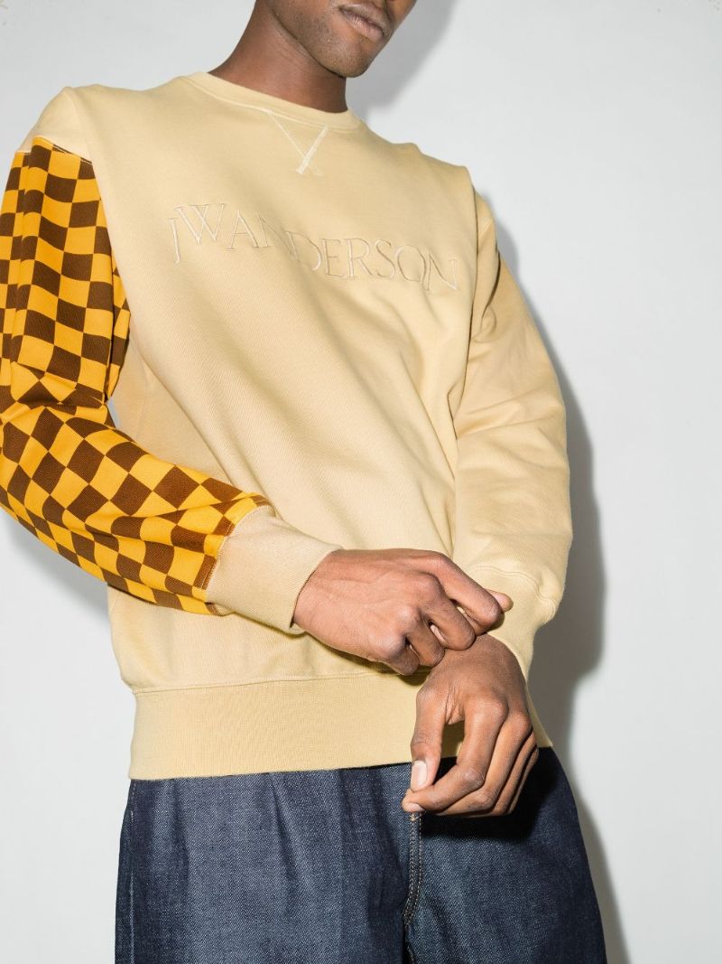 Colour Block Cotton Sweater