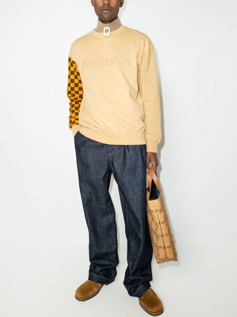 Colour Block Cotton Sweater