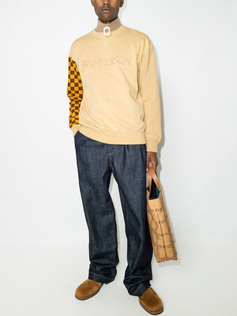 Colour Block Cotton Sweater
