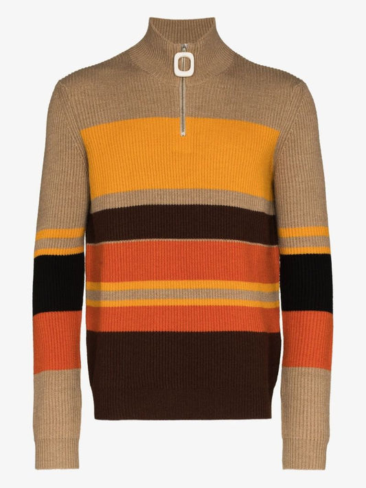 Puller Zip Neck Wool Sweater