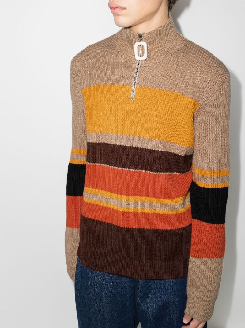 Puller Zip Neck Wool Sweater