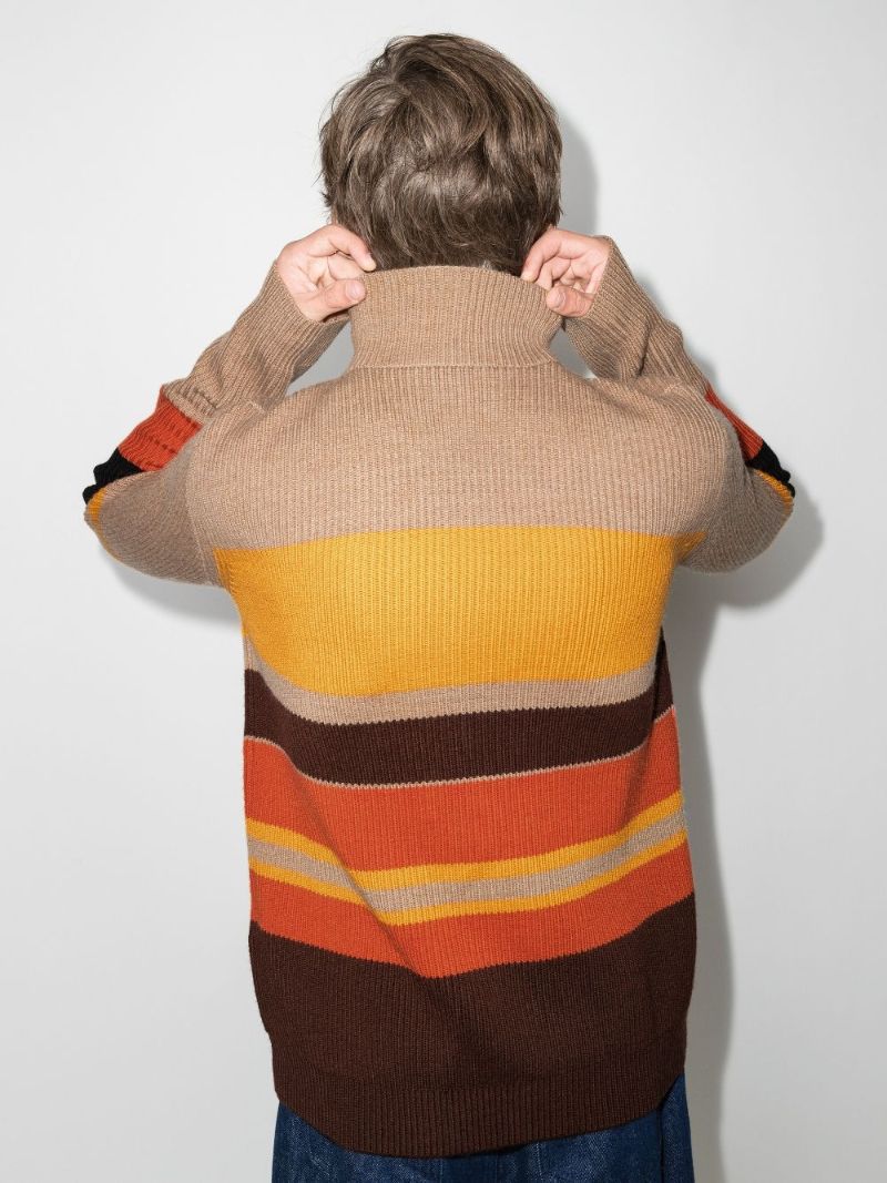 Puller Zip Neck Wool Sweater