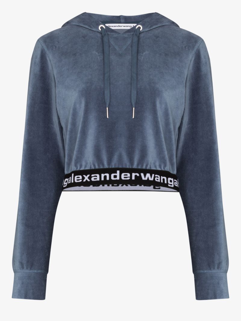 Logo Cropped Hoodie