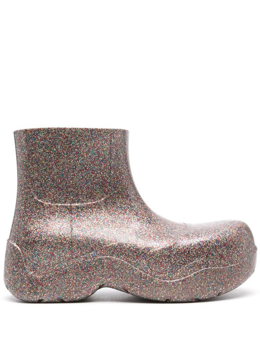 Multicoloured Puddle Rubber Ankle Boots