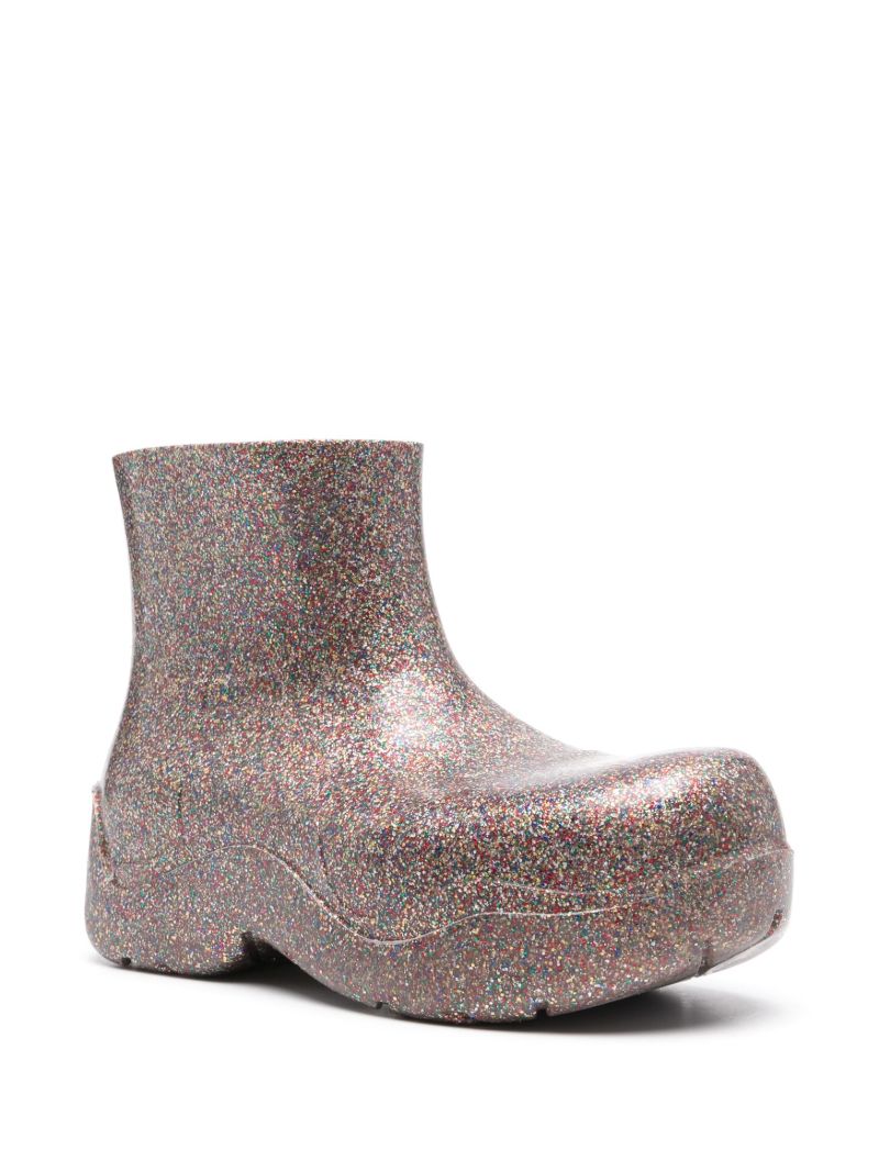 Multicoloured Puddle Rubber Ankle Boots