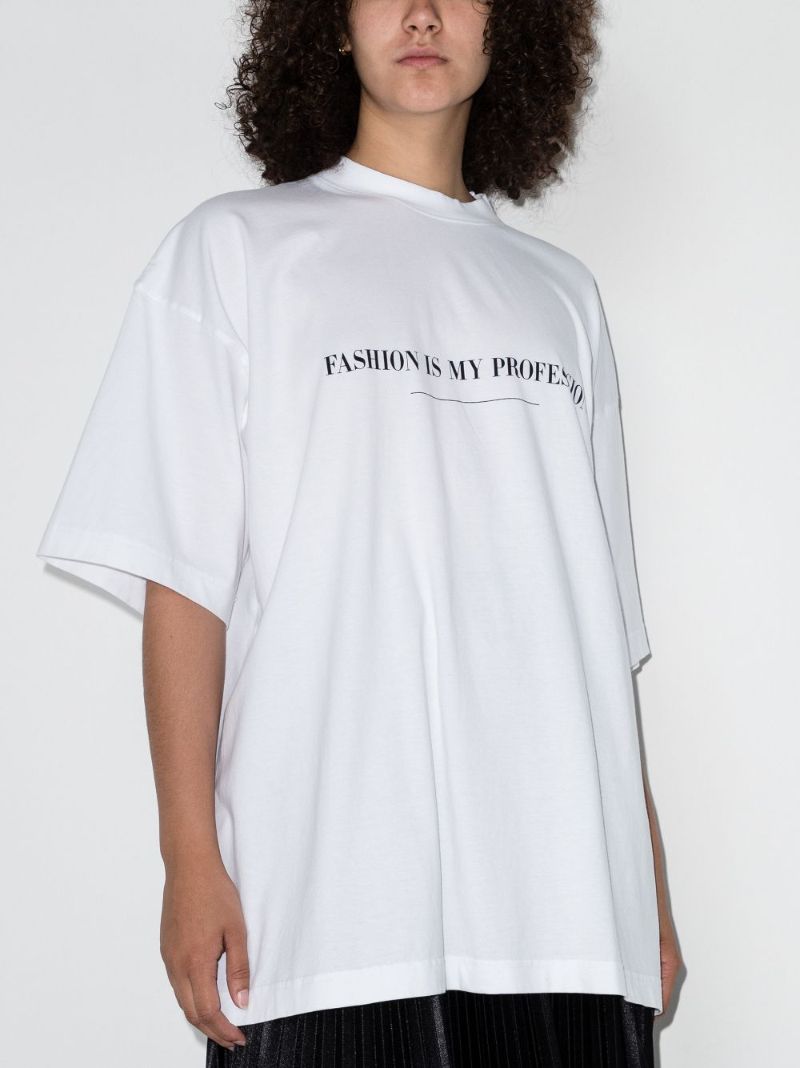 Logo Print Oversized T-shirt