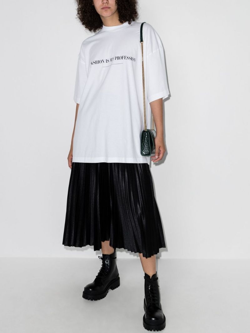 Logo Print Oversized T-shirt
