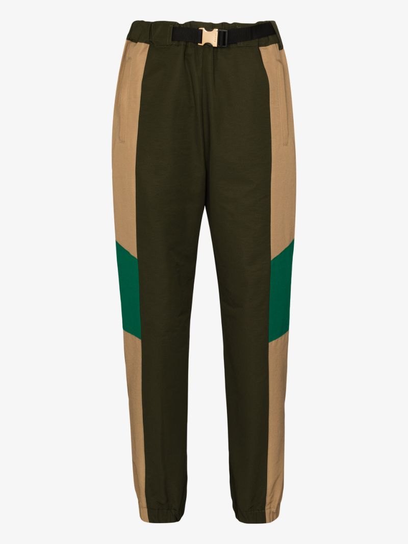 Patchwork Cropped Trousers