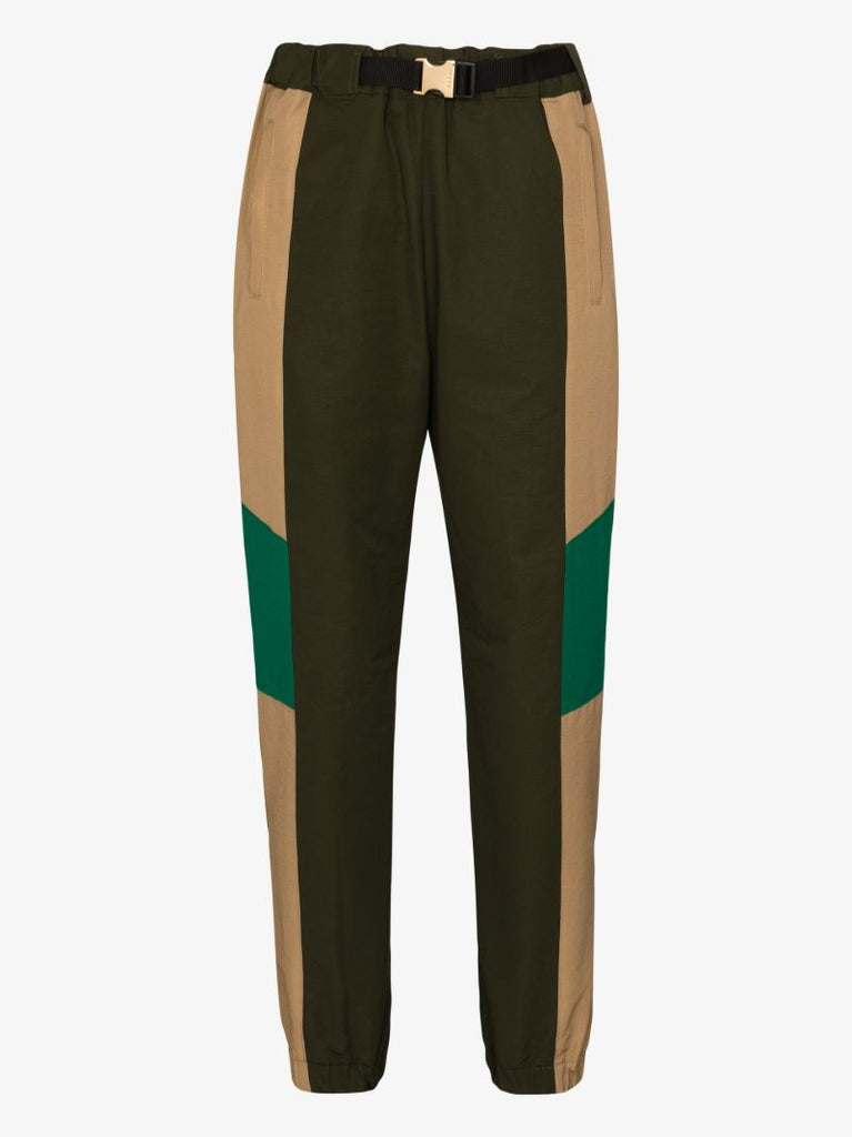 Patchwork Cropped Trousers