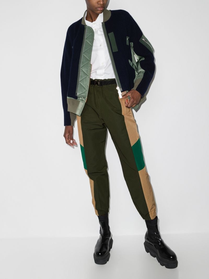Patchwork Cropped Trousers