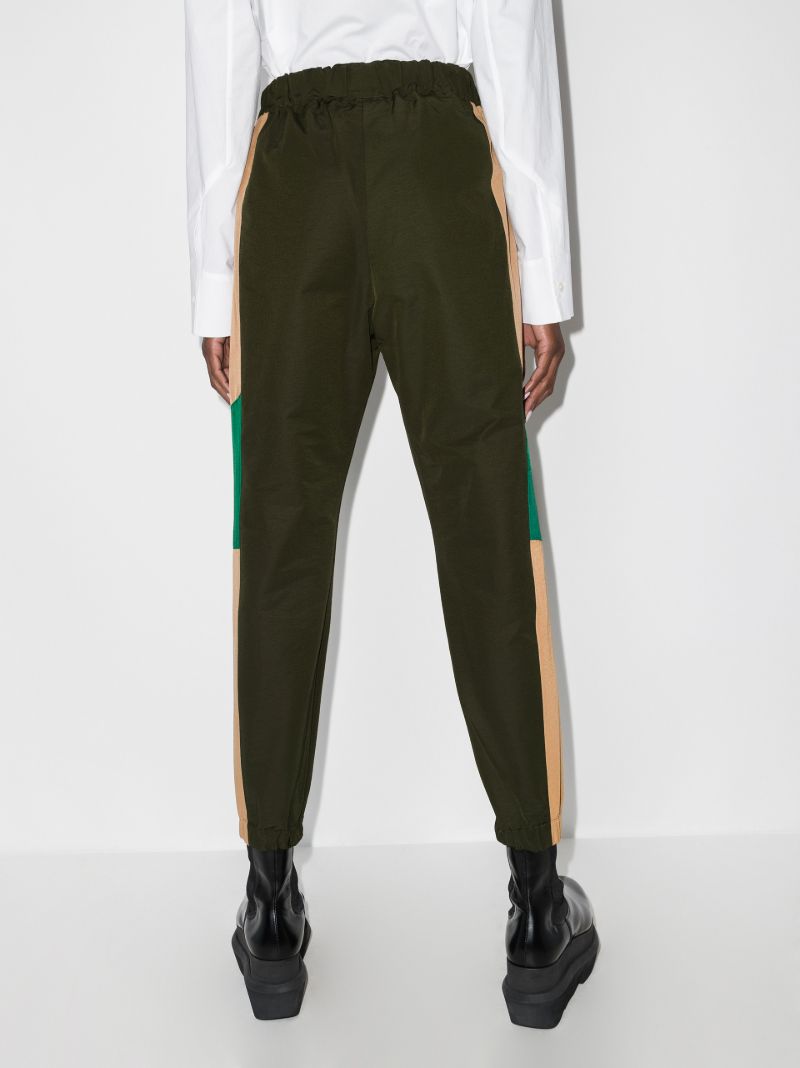 Patchwork Cropped Trousers