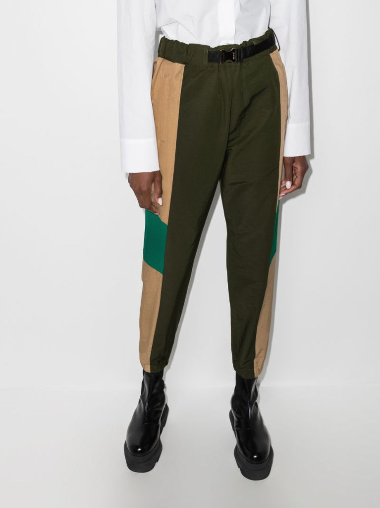 Patchwork Cropped Trousers