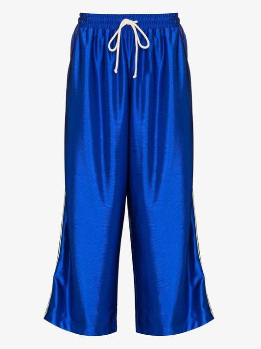 Web Stripe Cropped Track Pants