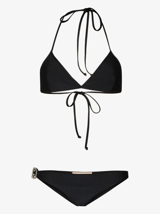 Gg Buckle Triangle Bikini