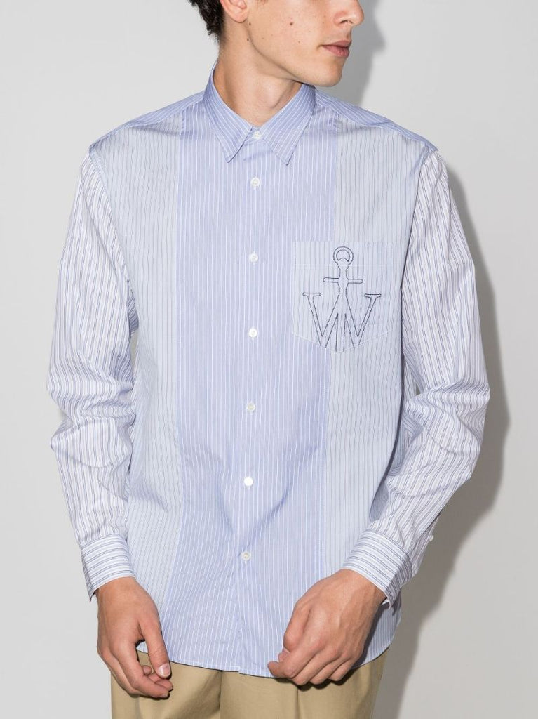 Stripe Patchwork Shirt
