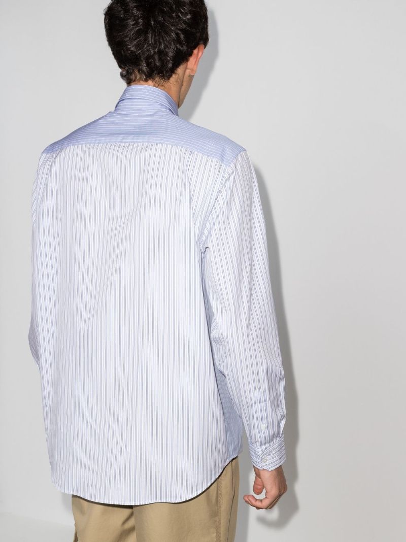 Stripe Patchwork Shirt