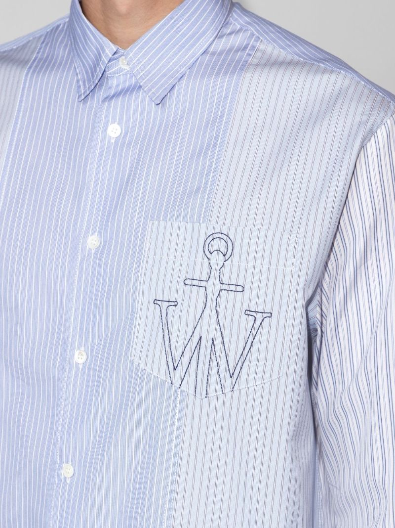Stripe Patchwork Shirt