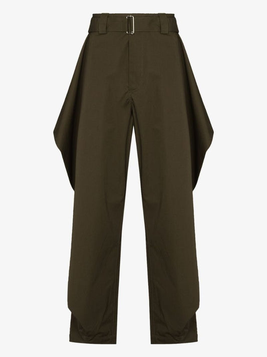 Geometric Draped Trousers