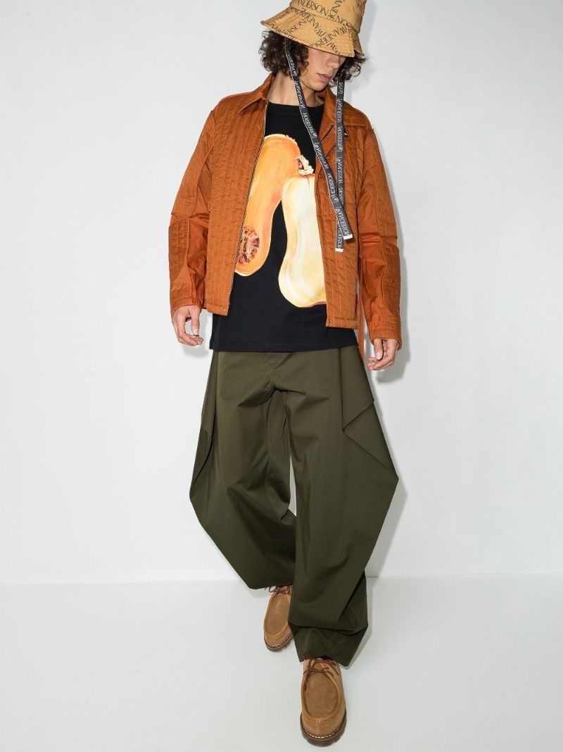 Geometric Draped Trousers