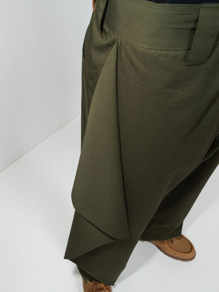 Geometric Draped Trousers