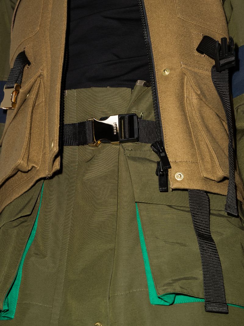 Double Layer Parka Coat